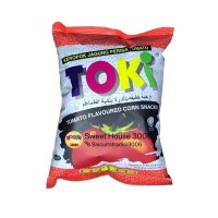 TOKI TOMATO FLAVOURED CORN SNACKS 30x12g
